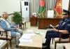 প্রধান উপদেষ্টার সঙ্গে বিমানবাহিনী প্রধানের সৌজন্য সাক্ষাৎ