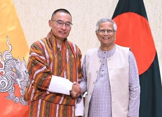 সার্ক–বিমসটেকে সহযোগিতা বাড়ানোর প্রতিশ্রুতি ড. ইউনূস ও ভুটানের প্রধানমন্ত্রীর