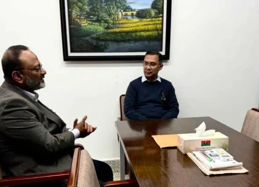 তারেক রহমানের সঙ্গে ঢাবি উপাচার্যের সাক্ষাৎ